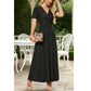 👗2026 Summer Hot Sale 50% OFF🌈Women's V neck Ankle Length Floral Print Beach Long Flowy  Maxi Dress with Pockets🎀