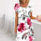 💃SUMMER HOT SALE 66% OFF🎁Multi-plant Floral Print Cascade Dress