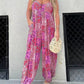 🔥Hot Sale🔥Cooper Patchwork Druck Lose Jumpsuit