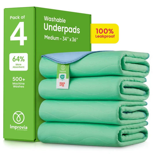 🥳2026 HOT SALE 50% OFF🌟Reusable Heavy Absorbency Bed Protection Pads
