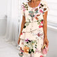 💃SUMMER HOT SALE 66% OFF🎁Multi-plant Floral Print Cascade Dress