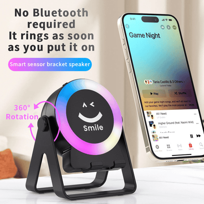 ⏰Special Offer-Up To 60% off🎧4 IN 1 Wireless Induction Audio Bluetooth Speaker🎵