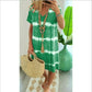 🎁2026 New Arrivals 50% OFF💥Tie-Dye Striped Short Sleeve T-Shirt Dress – Soft & flowy – Perfect for summer, beach or casual days – comfortable and stylish 🌊✨