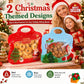 💥70% OFF!!🎁Easy Fill, Easy Seal🎅🍬Festive Self-Seal Treat Bags – Santa & Snowman Print | Resealable, Food-Safe & Perfect for Cookies, Chocolates & Little Gifts 🎅⛄