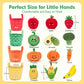 👶Baby Sensory Toys – 16 PCS  First Fruit & Vegetable Set🍓