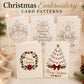 🌲🪡Christmas Hand Embroidery Card DIY Kit | Stitch Your Way Into the Christmas Spirit ✨🎁