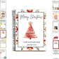 🎁70% OFF🎅Christmas Gift Card Booklet👍DIY Spiral-Bound Christmas Gift Card Holder Book-C
