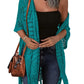 💕New Arrival-50% OFF😍Women’s Oversized Knit Cardigan – Lightweight Crochet Tassel Kimono for Spring & Summer 🌸