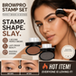 ✨Buy 1 Get 1 Free 🖌️50K+ Sold!!!🖤Eyebrow Stamp Powder Kit with Applicator Brush