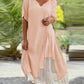 🌸Short Sleeve False Two-Piece Asymmetric Dress