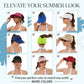 💐Summer Hot Sale 60% OFF🧡UPF 50+ Sun Visor Ponytail Hat
