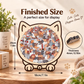 🎁60% OFF🧩135-Piece Morandi-Colored Cat Shaped Wooden Jigsaw Puzzle