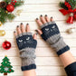 ❄️Winter Sale 60% Off🐾Cat Knitted Embroidery Fingerless Gloves