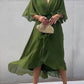 Stylish and elegant V-neck maxi dress