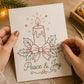 🌲🪡Christmas Hand Embroidery Card DIY Kit | Stitch Your Way Into the Christmas Spirit ✨🎁