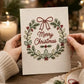 🌲🪡Christmas Hand Embroidery Card DIY Kit | Stitch Your Way Into the Christmas Spirit ✨🎁