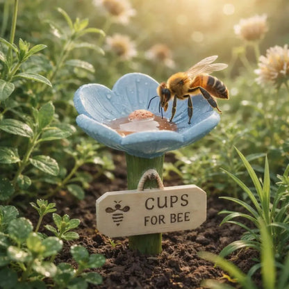 ⏳LAST DAY 49% OFF🐝Flower-Shaped Bee Watering Station💧