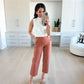 👖2025 HOT SALE-50% OFF💷Stretch Twill Cropped Wide Leg Pants