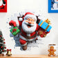 🎉Christmas Sale-Up to 50% OFF!!🎅Santa's Surprise 3D Wall Decals