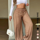 ⏳Last Day Sale-50% OFF👖Women's High-Waisted Straight Leg Trousers