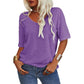 🏆Last Day 50% Off✨Women's Solid Color V-Neck T-shirt