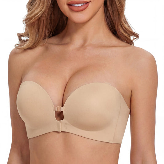 🥰HOT SALE 50% OFF💜Seamless Front Closure Bra With Adjustable Straps