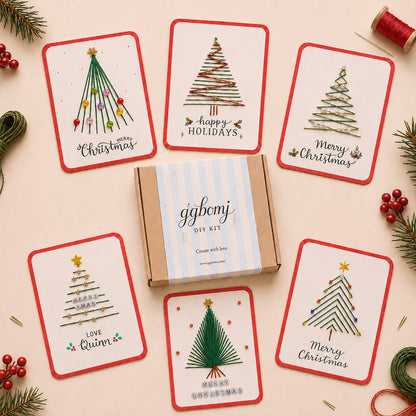 🎄🧵Merry & Bright Christmas DIY Kit (6 PCS)