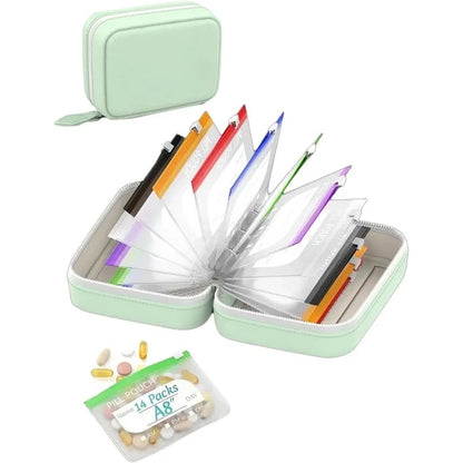 ⏳Limited-time 50% Off💊Waterproof Pill Pouch Set – 14-Day Reusable Pocket Pharmacy