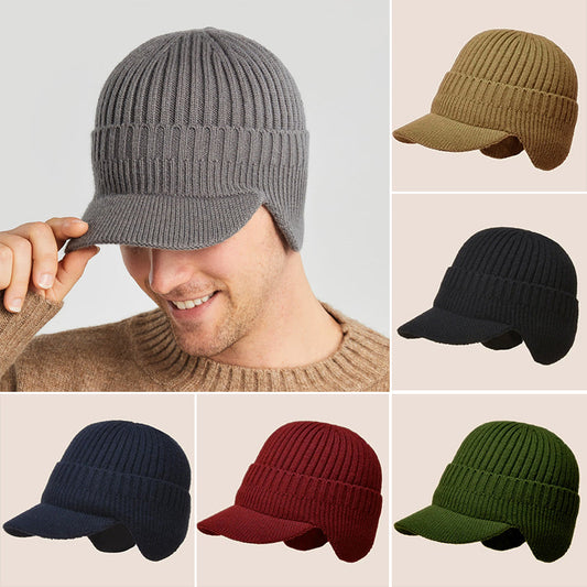 Outdoor Riding Elastic Warm Ear Protection Knitted Hat