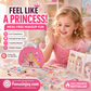 👑LAST DAY SALE 60% Off ✨ Princess Paper Makeup & Diamond Art Craft Kit🎨Mess-Free Paper Play, Realistic Fun for Girls