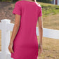 ✨Clearance Sale-50% Off👗Women's Casual Square Neck Pocket Short Sleeve Dress with Pockets
