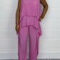 ⏳Limited Sale 49% OFF🌸Casual sleeveless loose top and pants suit