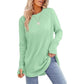 🤩Hot Sale-50% Off🌼Women's Tunic Tops to Wear with Leggings Long Sleeve Thumb Hole Shirts Crew Neck Curved Hem
