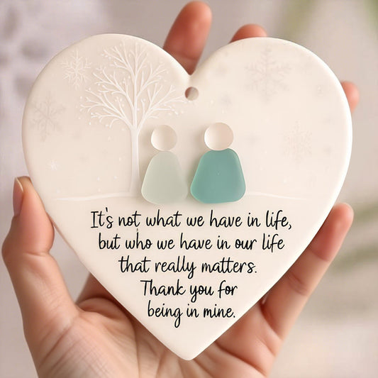 💖Wonderful Gift-50% Off⏰Heart-Shaped Sea Glass Friendship Decor🌊✨ Shaped by Nature & Crafted by Hand💝