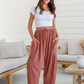 💥Best Seller-60% OFF☀️Women's Linen Wide Leg Pants with Pockets