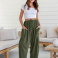 💥Best Seller-60% OFF☀️Women's Linen Wide Leg Pants with Pockets