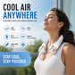 🥳2026 Summer Sale🥳💨 50% OFF!🍃Neck Air Conditioner Fan – Ultra‑quiet, 360° rotating, 3 speeds.