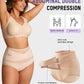 💖Limited Sale 50% OFF💖Plus-Size High-Waist Cross Tummy Control Panties