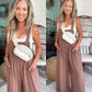 💖Summer Sale💖-Plus Size Leisure Wide-Leg Jumpsuit