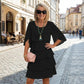 💕This Summer Special Offer-50% Off💃Women's Elegant Layered Ruffle Sleeve Dress