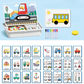 🤩🏆Magnetic Puzzles Face Dress Up Travel Game Double Side Preschool Educational Learning Toy for Kids