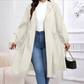 🏵️Autumn Sale-50% OFF🧥Casual Plus Size Drawstring Zip-Up Long Sleeve Hooded Coat
