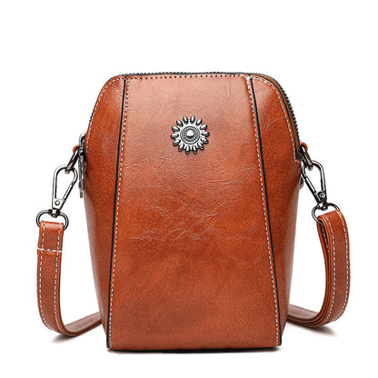 Stylish Mini Shoulder Bag Made of Soft Vegan Leather