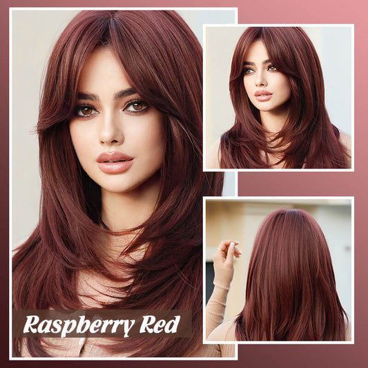 🎉Last Day Sale 49% Off🎉Wig long hair Layered Bangs Wigs