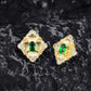 🔥 Italian Crafted Vintage Emerald Jewellery Set