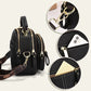 Classic Multifunctional Compartments Adjustable Wide Shoulder Strap PU Leather Crossbody Bag👍Free Shipping
