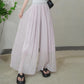 👗Glazed Ice Silk Floor-Length Wide-Leg Culottes