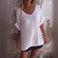 ⏰Tight Margin-60% OFF😘Women's Loose Casual V-Neck Shirt T-Shirt