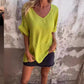 ⏰Tight Margin-60% OFF😘Women's Loose Casual V-Neck Shirt T-Shirt