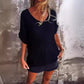 ⏰Tight Margin-60% OFF😘Women's Loose Casual V-Neck Shirt T-Shirt